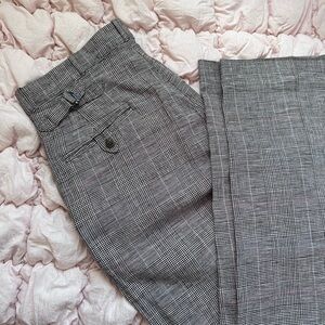 Vintage Polo Ralph Lauren Pleated Plaid Pants Men’s 30 USA Made Pink Lines